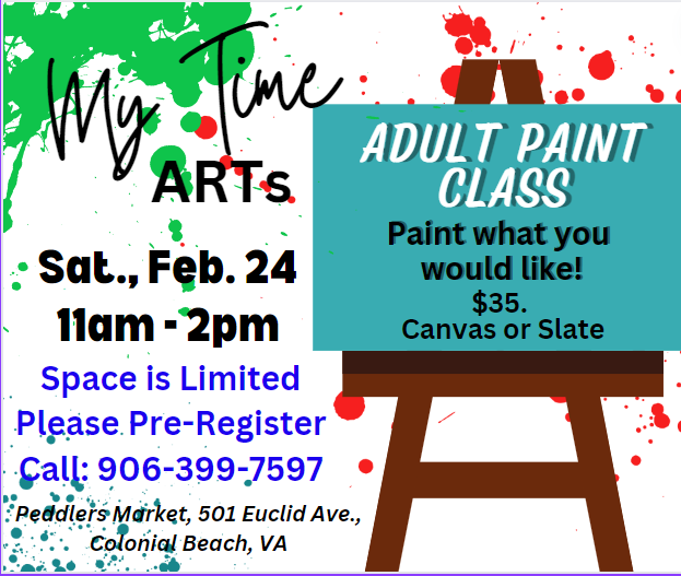 Adult Paint Class - Sat, Feb 24