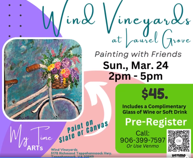 Wine Vine Yards at Laurel Grove - Sunday, 24 March
