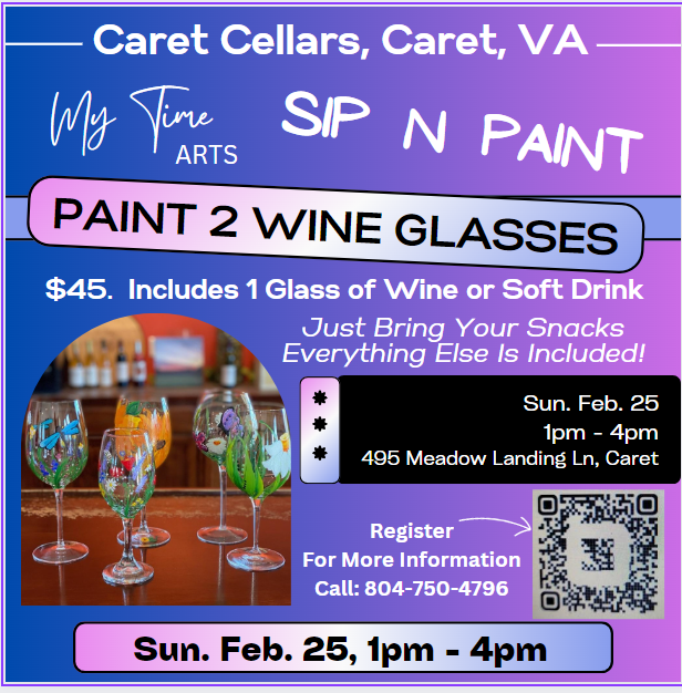 Caret Cellars, Caret, VA - Sun Feb. 25