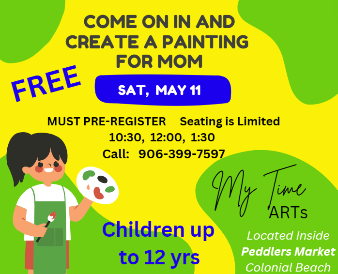 Come on in and Create a Painting For Mom