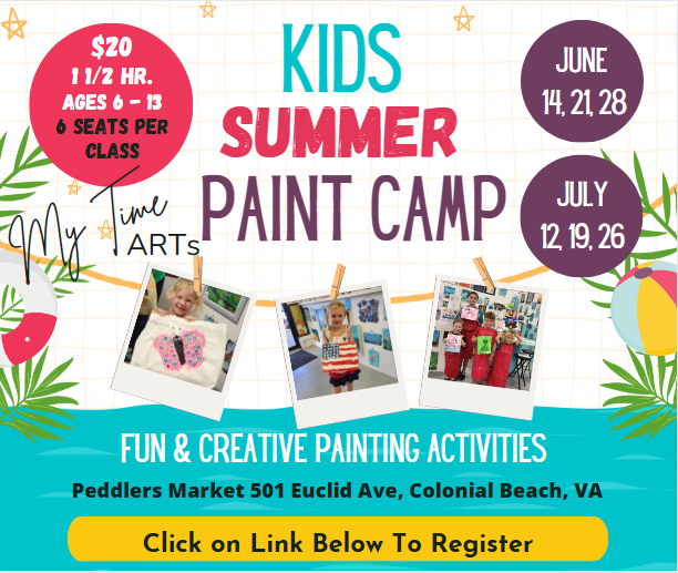 Kids Summer Paint Camp - 10:30 AM and 1:00 PM